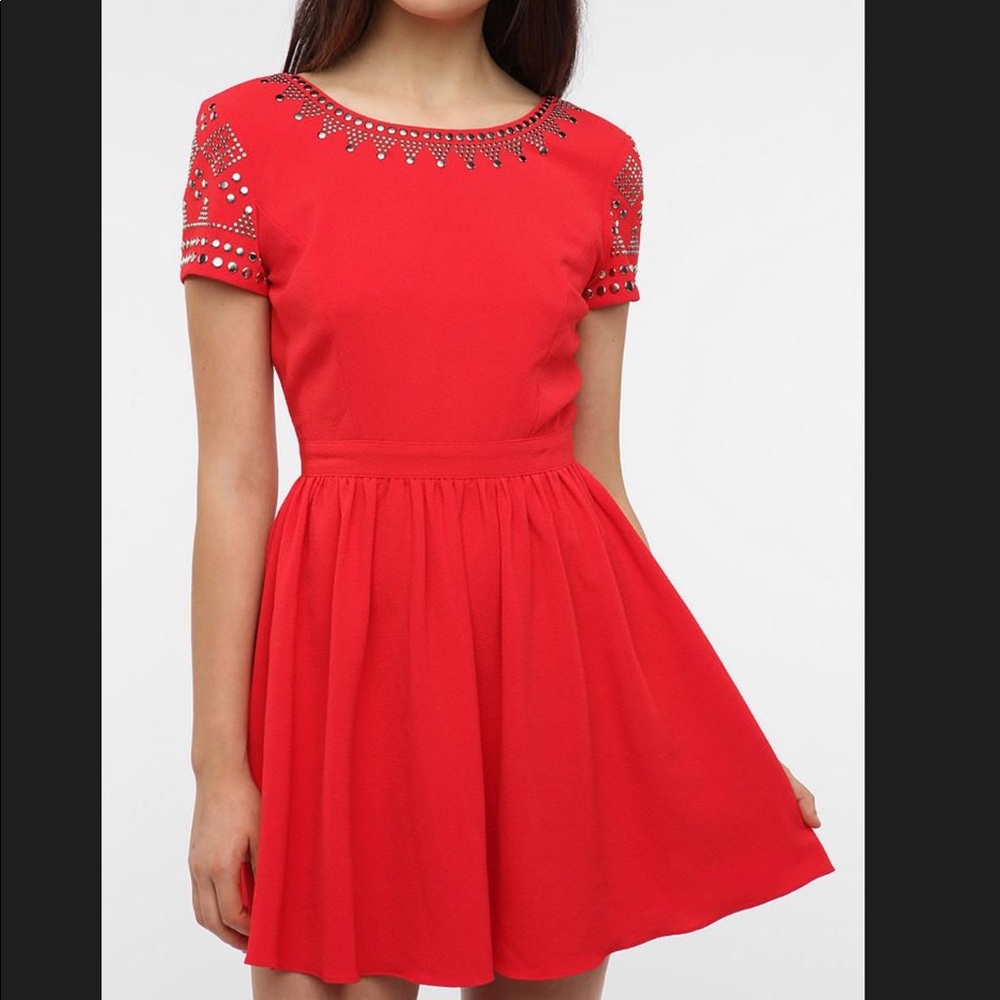 Staring at Stars red dress